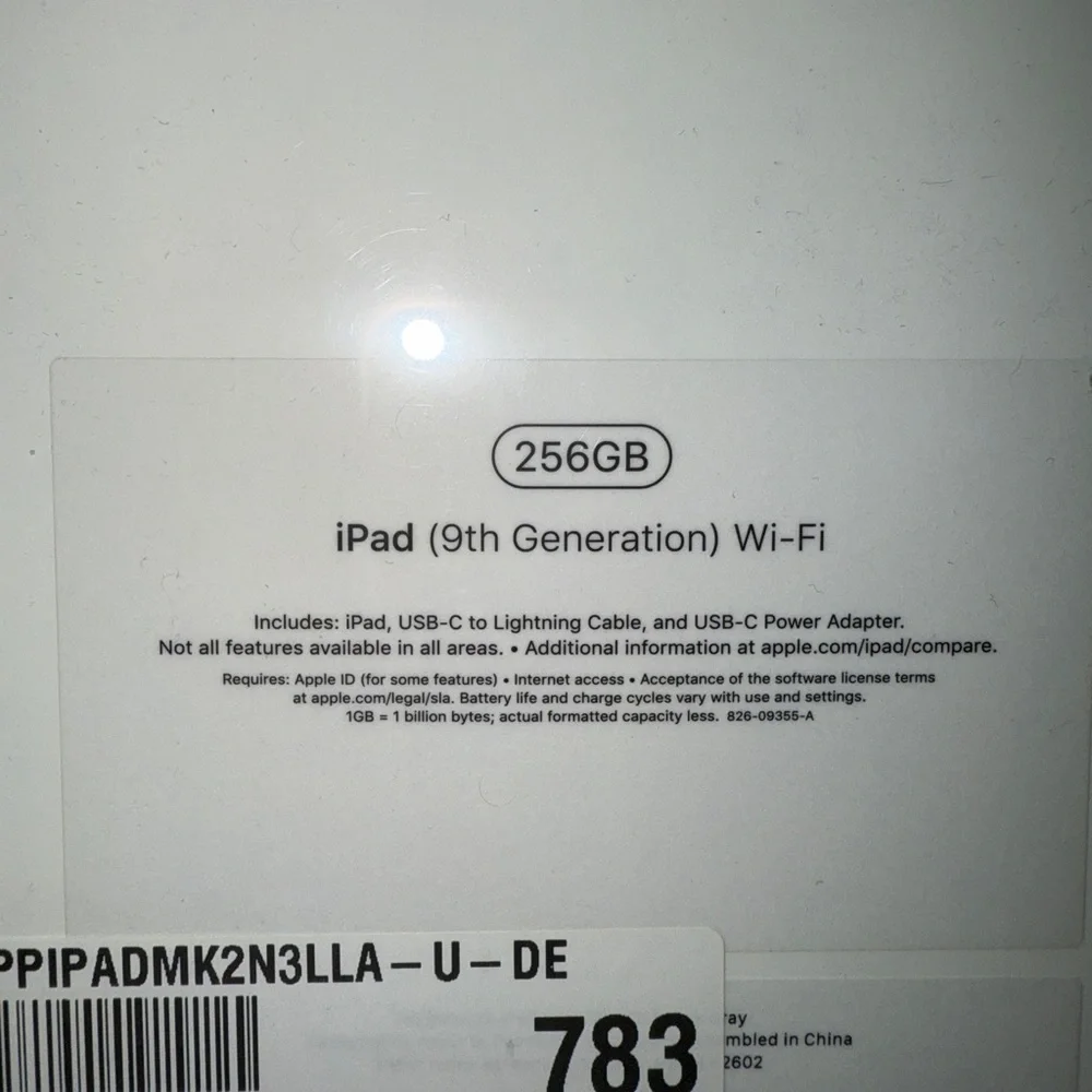 Apple iPad Gen 9 10.2